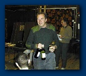 Mike Hawkins having cleaned up at an Essex event (date unknown)